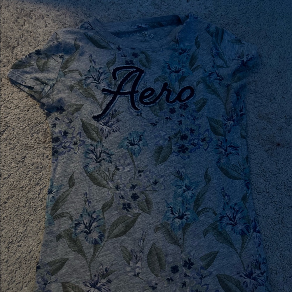 Aeropostale Classic Crew Gray T-Shirt